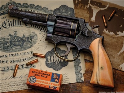 Smith & Wesson .22 M&P Engraved US Post Office