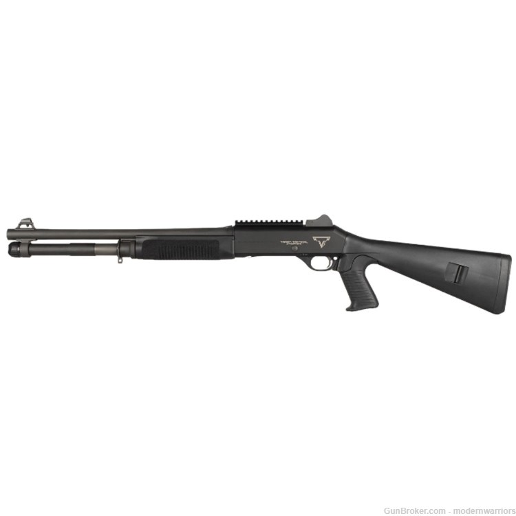 Benelli/Taran Tactical M4 JW2-18.5" Bbl (12 Ga) Pistol Grip-Match Saver-Blk-img-1