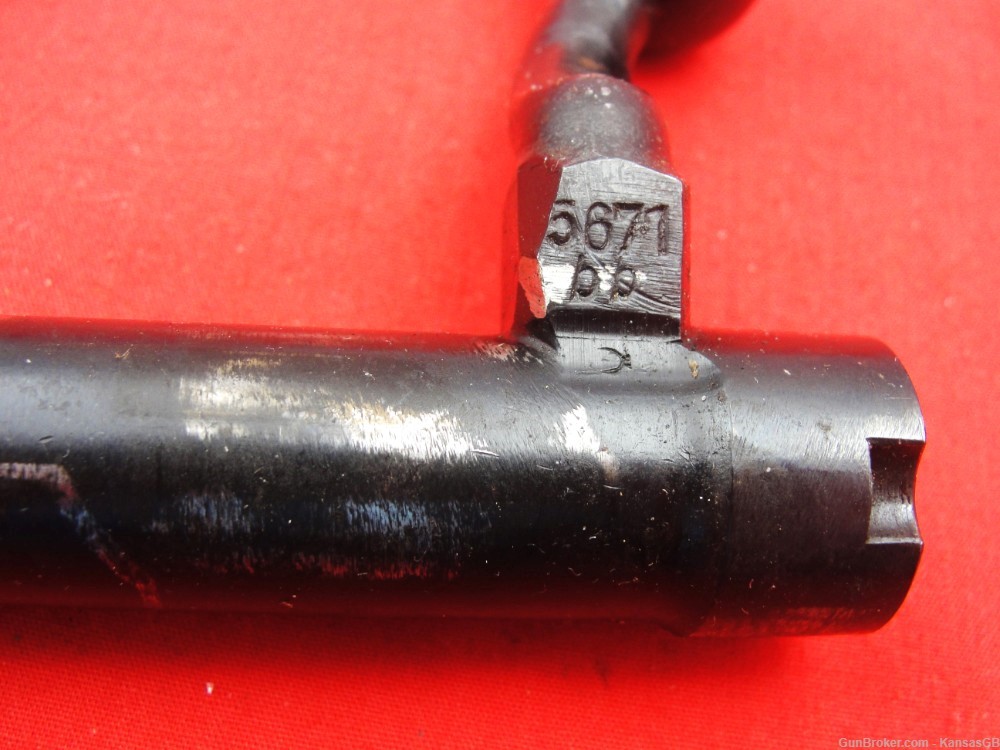 German WW2 stripped bent bolt body-img-4