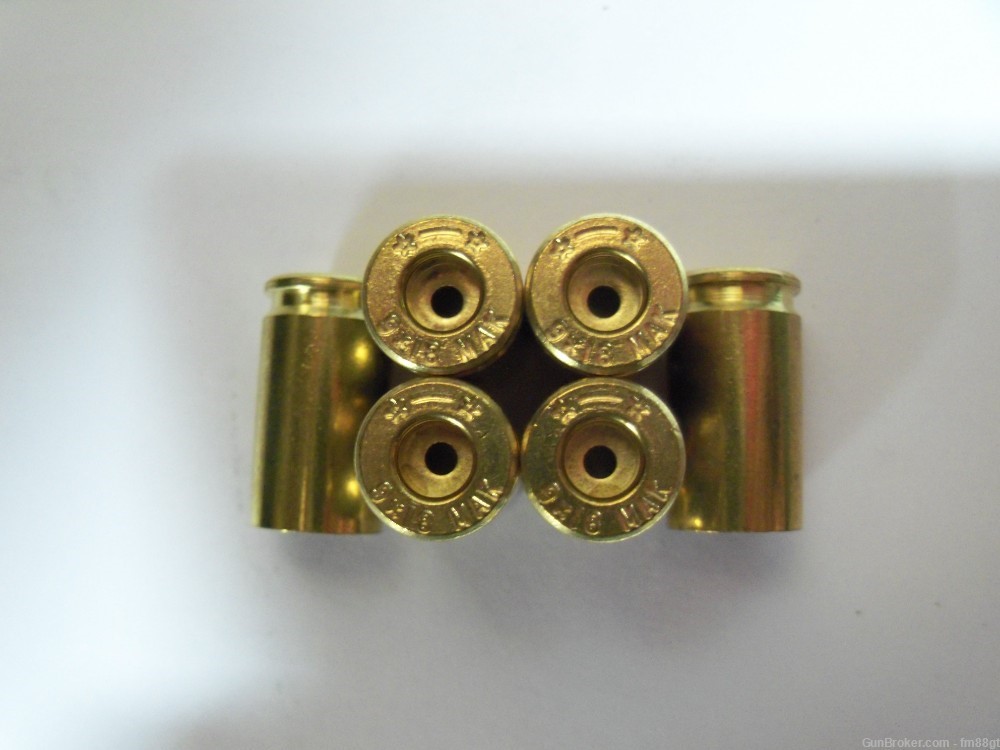 9mm Makarov, 9X18 Factory New brass (Starline 100ct)-img-0