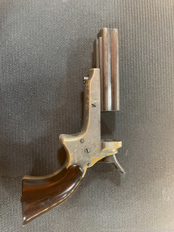 Antique Sharps pepperbox 4-shot .22rf derringer-img-7
