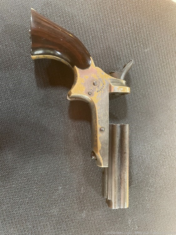 Antique Sharps pepperbox 4-shot .22rf derringer-img-6