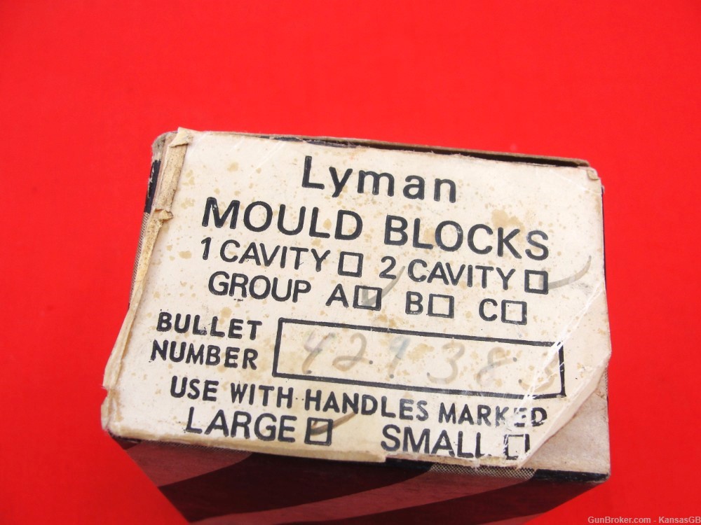 Lyman 429383 DC 245 gr RN bullet mould blocks-img-7
