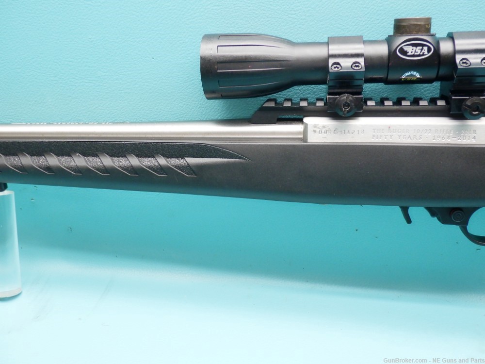 Ruger 10/22 50th Anniversary (11173) .22LR 18.5"bbl Rifle W/ Scope PENNY! -img-7