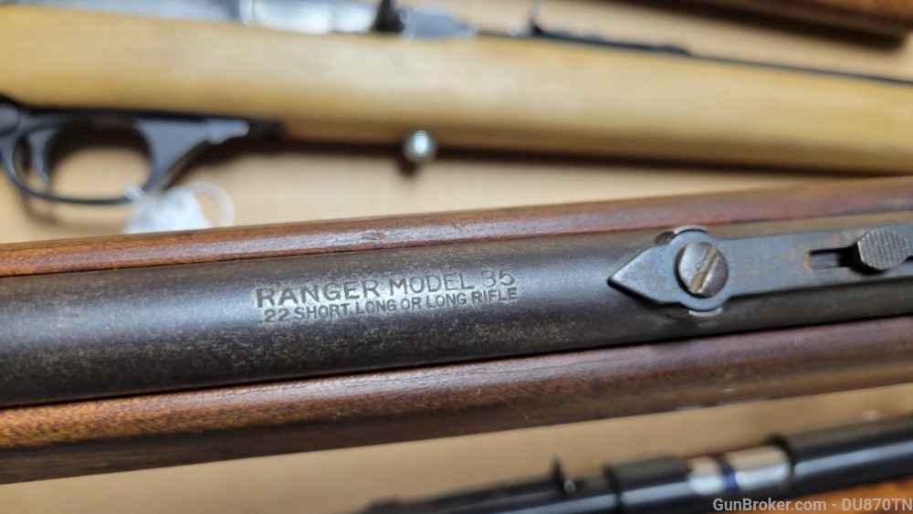 4 .22 rifles Marlin Model 60, J C Higgins, Ranger, Gun store inventory .01-img-1