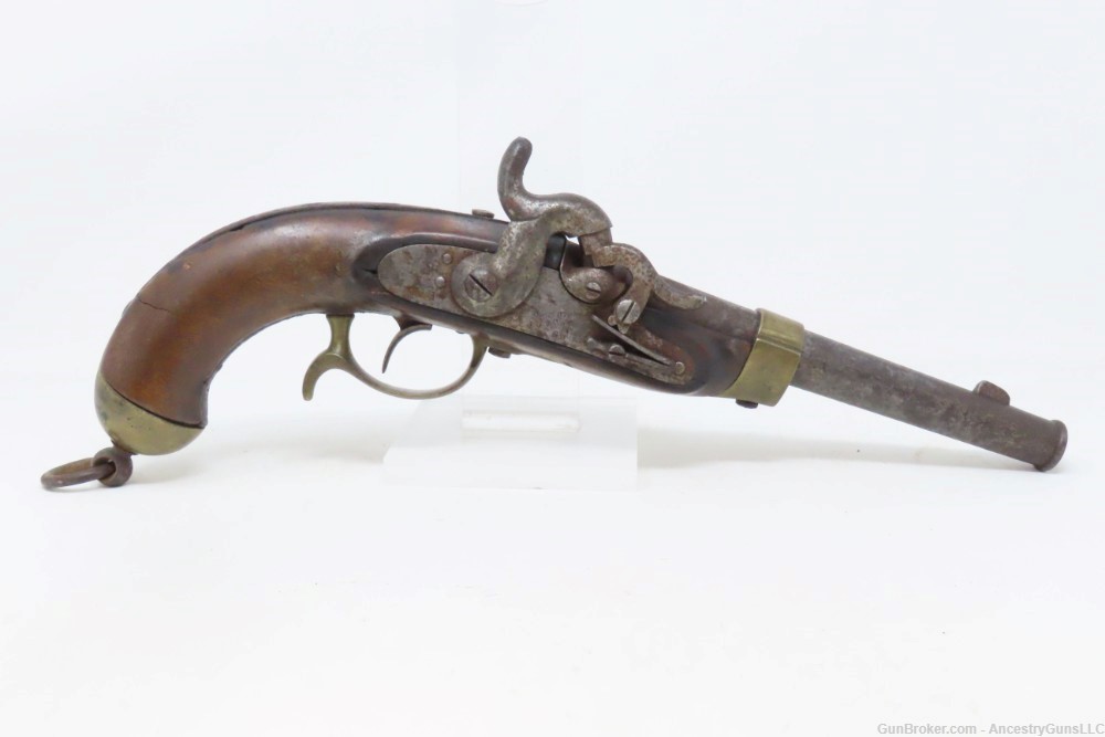 Scarce REGIMENT MARKED Antique PRUSSIAN CAVALRY M1850 Percussion Pistol-img-1