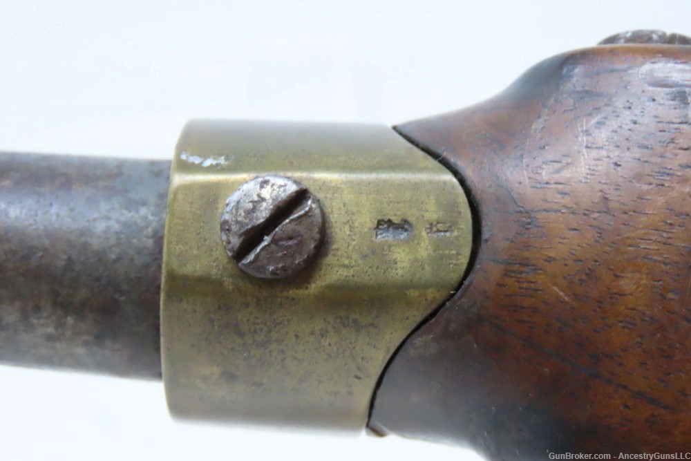 Scarce REGIMENT MARKED Antique PRUSSIAN CAVALRY M1850 Percussion Pistol-img-15