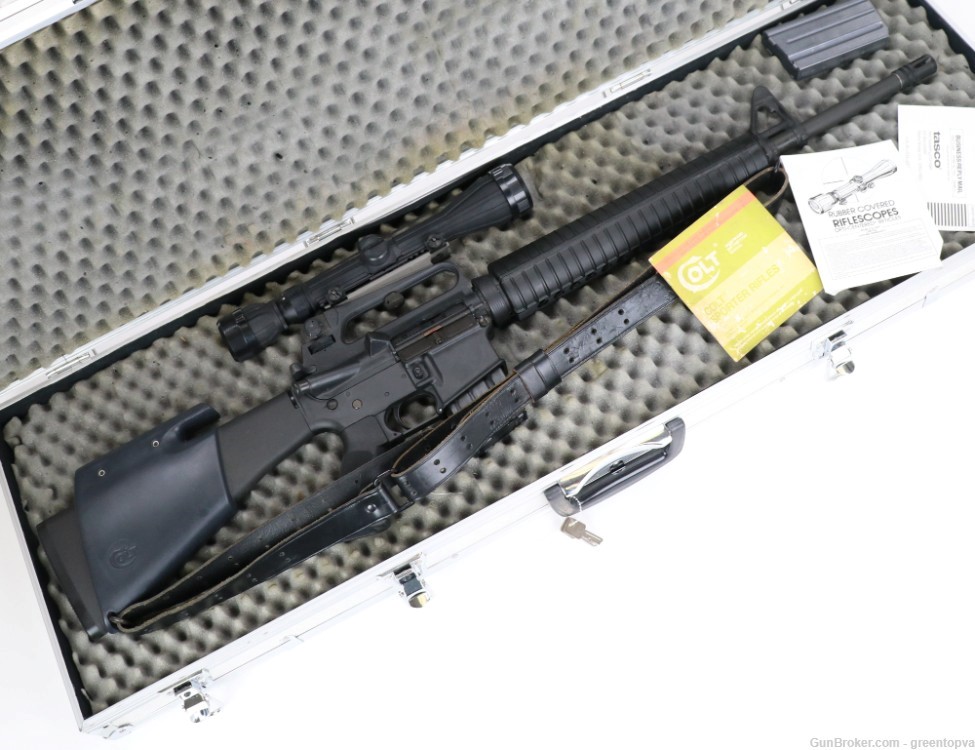 Colt  Match Delta HBAR  .223 / 5.56  20"  w/ Factory Case & Scope R6601DH-img-52