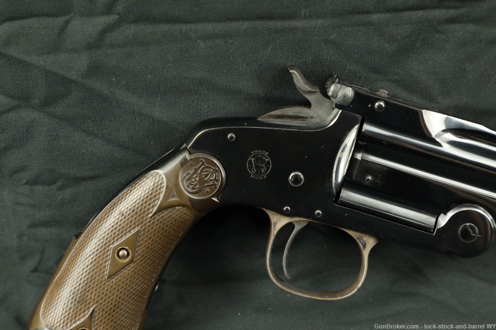 Factory Reblued Smith and Wesson Model of 91 with 8 inch 22 cal barrel C&R-img-18