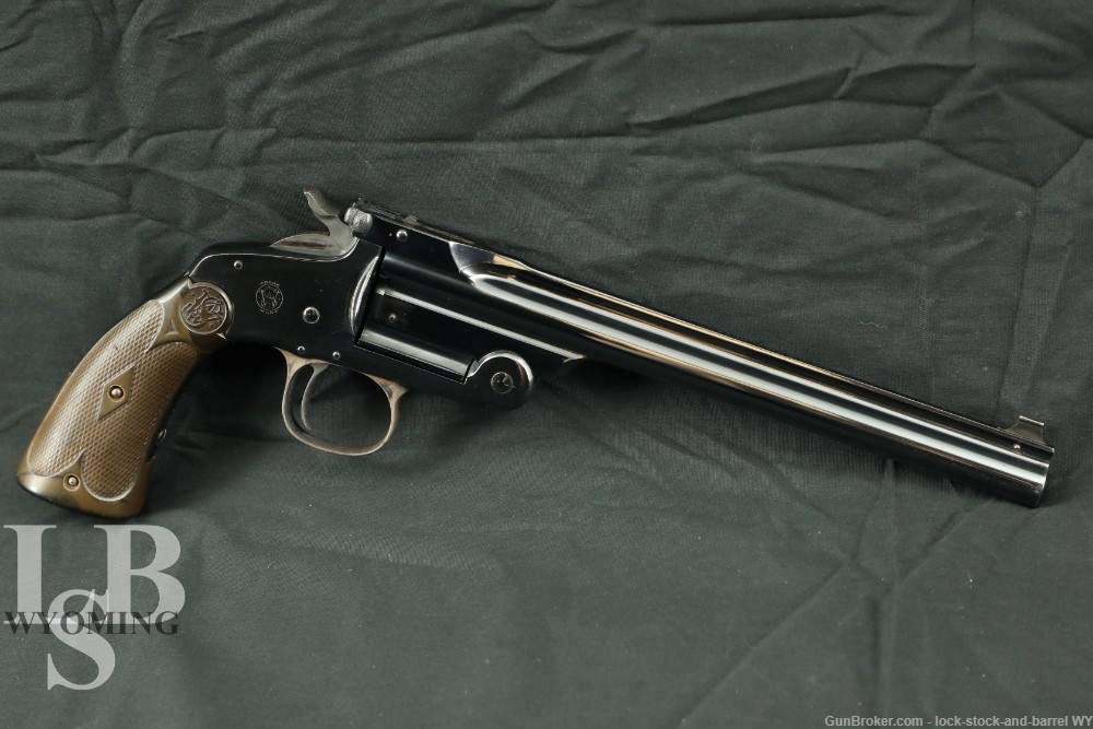 Factory Reblued Smith and Wesson Model of 91 with 8 inch 22 cal barrel C&R-img-0