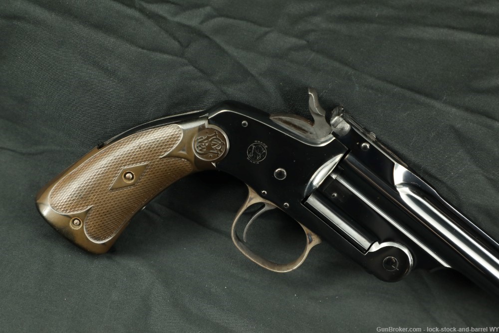 Factory Reblued Smith and Wesson Model of 91 with 8 inch 22 cal barrel C&R-img-3