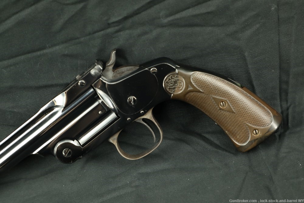 Factory Reblued Smith and Wesson Model of 91 with 8 inch 22 cal barrel C&R-img-7