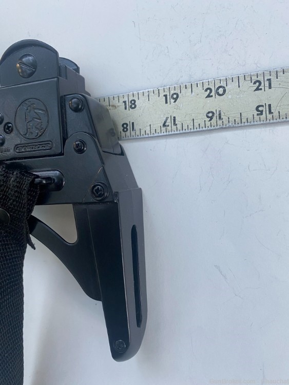 UZI Metal 12 Shot Cap Gun Made in Spain by Gohner 18.5" IDF Isreali Entebbe-img-1