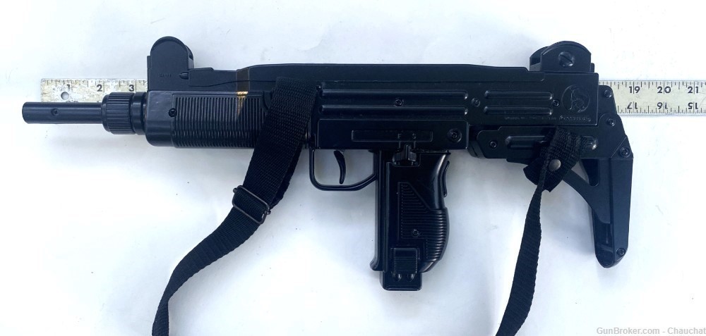 UZI Metal 12 Shot Cap Gun Made in Spain by Gohner 18.5" IDF Isreali Entebbe-img-2