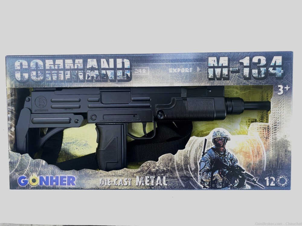 UZI Metal 12 Shot Cap Gun Made in Spain by Gohner 18.5" IDF Isreali Entebbe-img-11