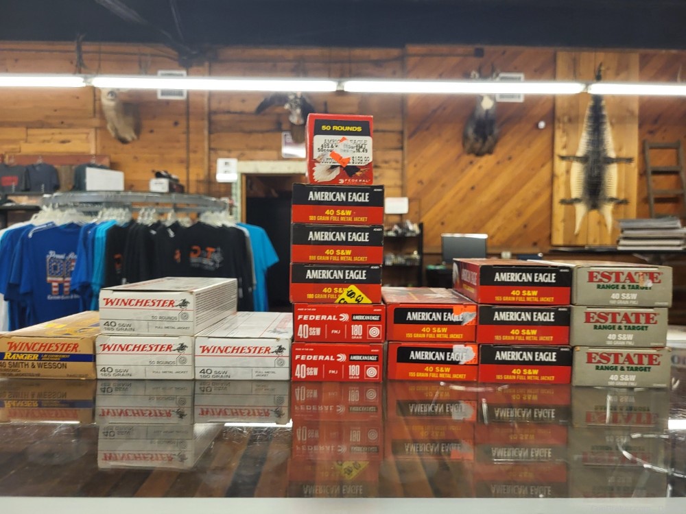 900 Rounds Assorted 40 S&W Smith and Wesson Ammo Ammunition-img-0