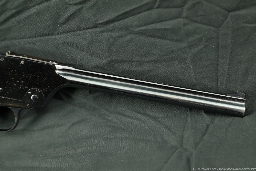 Walter F Roper H&R U.S.R.A Model 195 10” Single Shot Tip-Up Pistol C&R-img-5