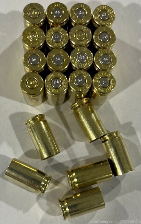9mm Luger Fired Brass Pistol Casings Polished Inspected 2,500 at .0175 each-img-1