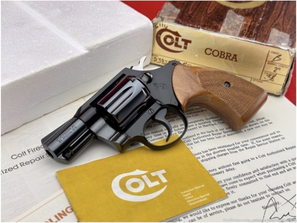 Colt Cobra 1977 Original Box, Papers Blue .38 special ANIB-img-5