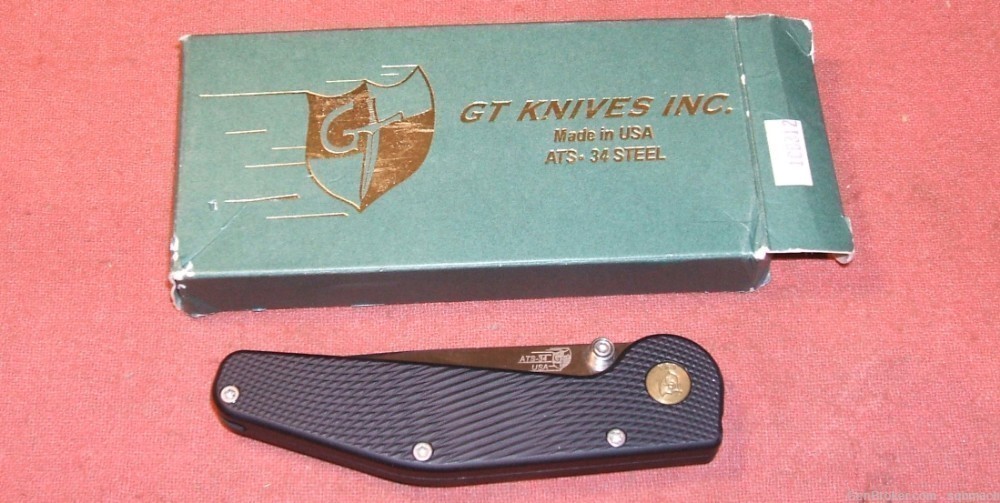 GT Knives Switchblade Automatic Knife Like New in Box  ATS-34-img-5