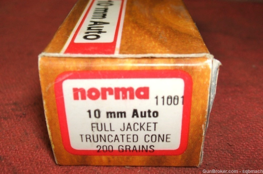 Norma FFV 10mm Auto Ammunition Ammo 20 Rds in Box 200 Gr Exc-img-6