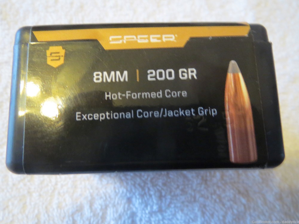Speer Hot-Cor 8MM .323 Diameter 200 grain 50  Bullets-img-3