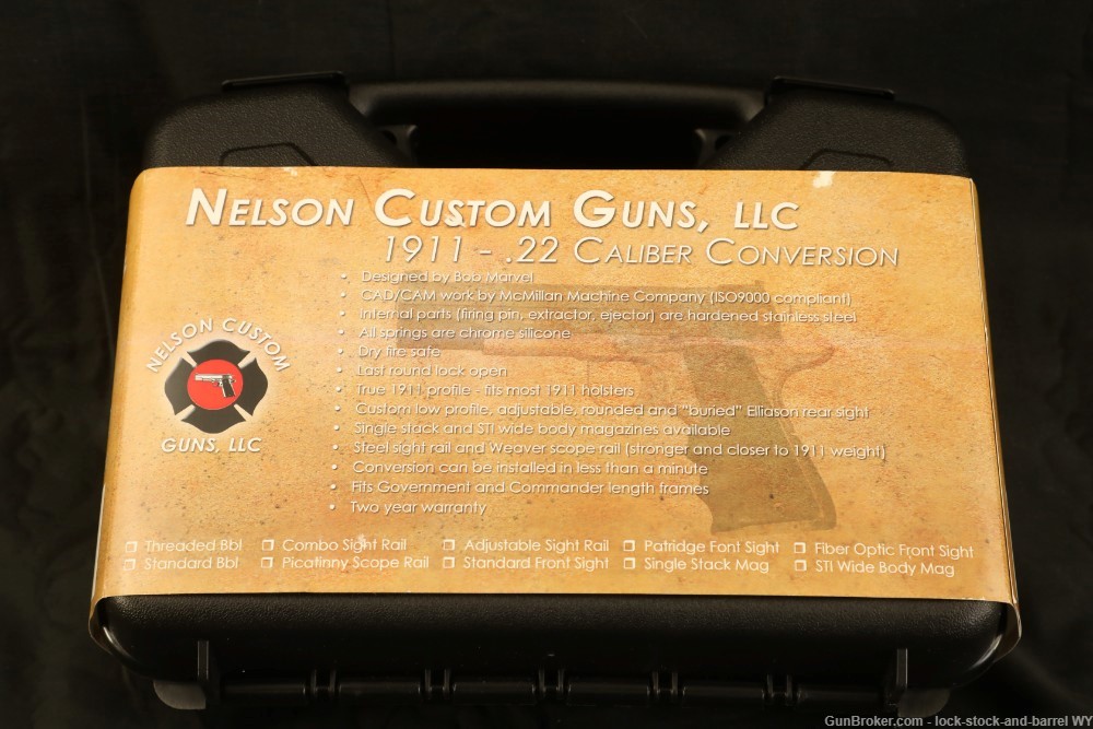 Nelson Custom Guns Conversion: 1911-.22lr-Threaded Barrel/Lockback -img-19