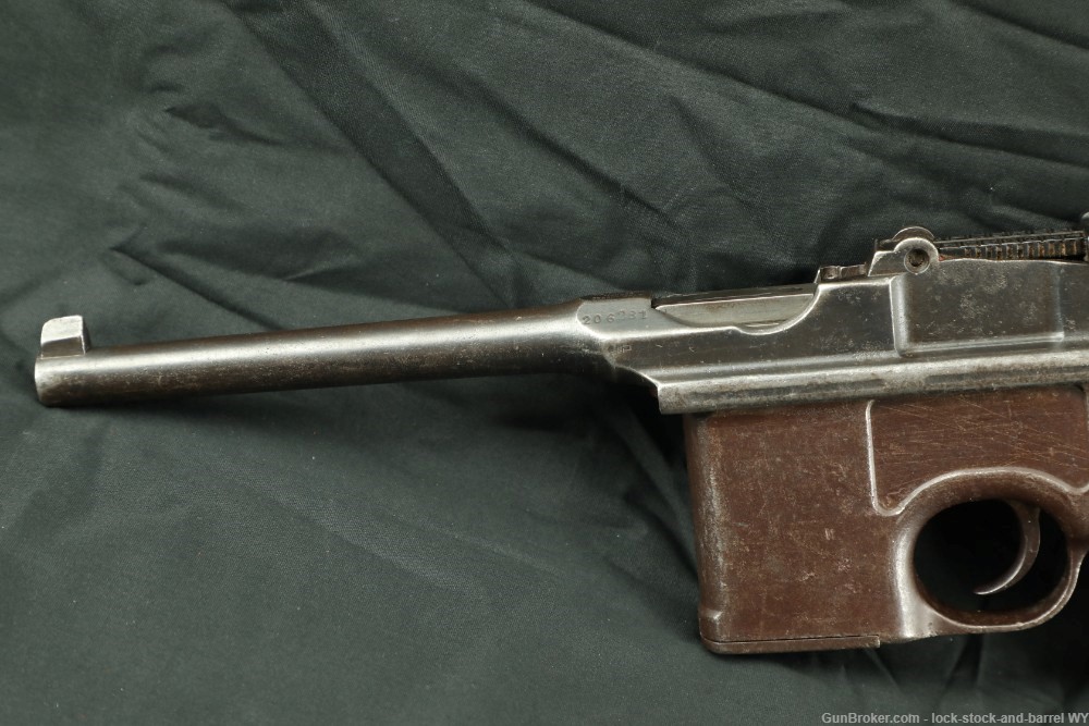 1936 C96 Broomhandle .30 Mauser 7.63x25mm Semi-Auto Pistol C&R-img-5