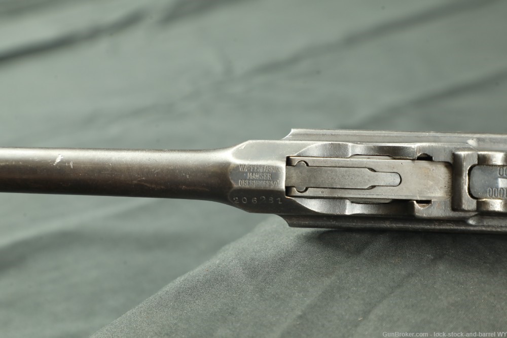 1936 C96 Broomhandle .30 Mauser 7.63x25mm Semi-Auto Pistol C&R-img-21