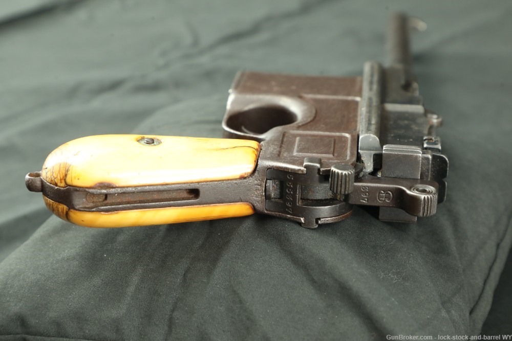 1936 C96 Broomhandle .30 Mauser 7.63x25mm Semi-Auto Pistol C&R-img-11