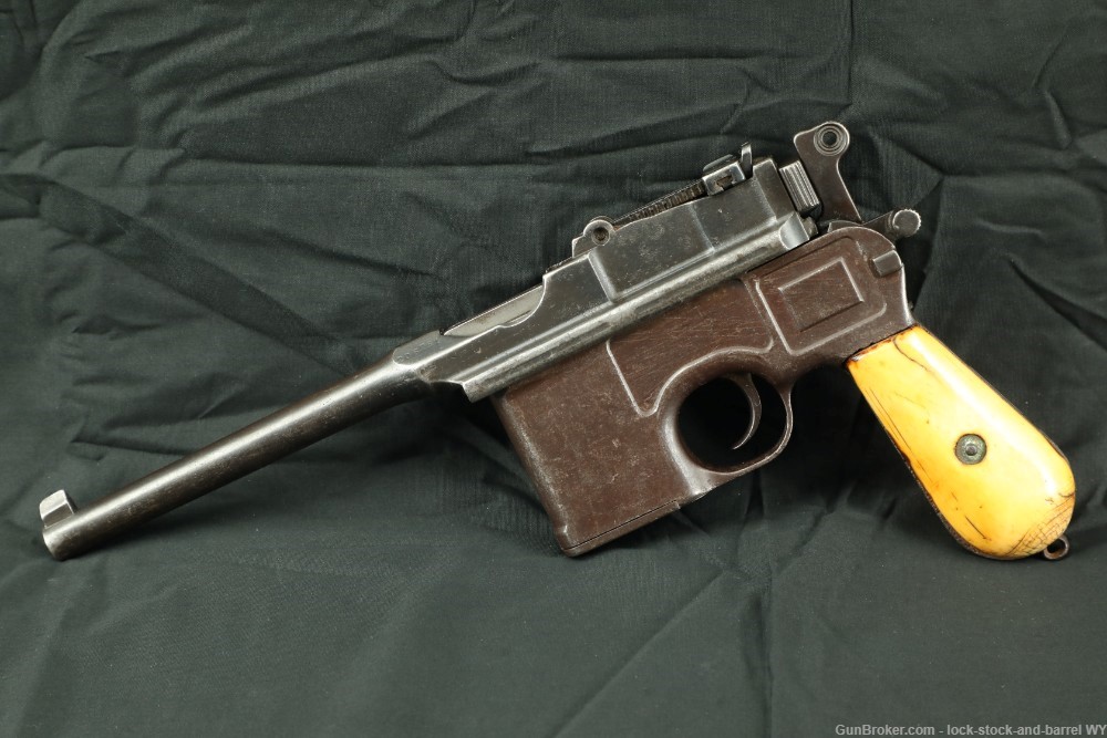 1936 C96 Broomhandle .30 Mauser 7.63x25mm Semi-Auto Pistol C&R-img-4