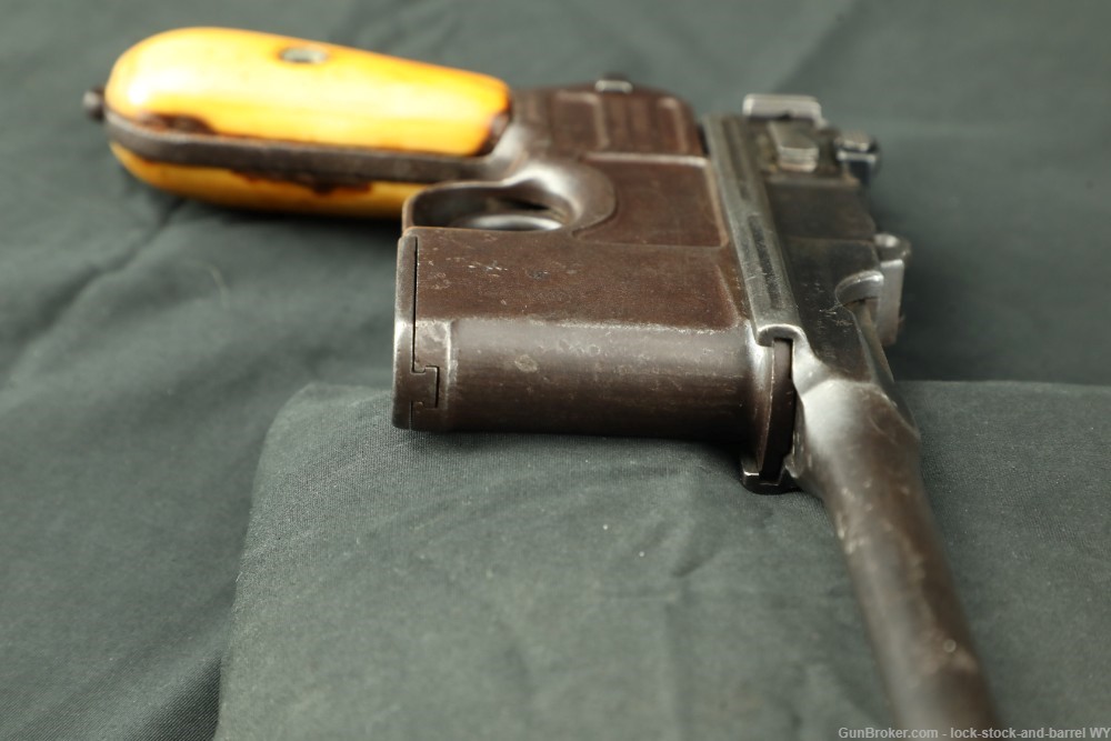 1936 C96 Broomhandle .30 Mauser 7.63x25mm Semi-Auto Pistol C&R-img-13