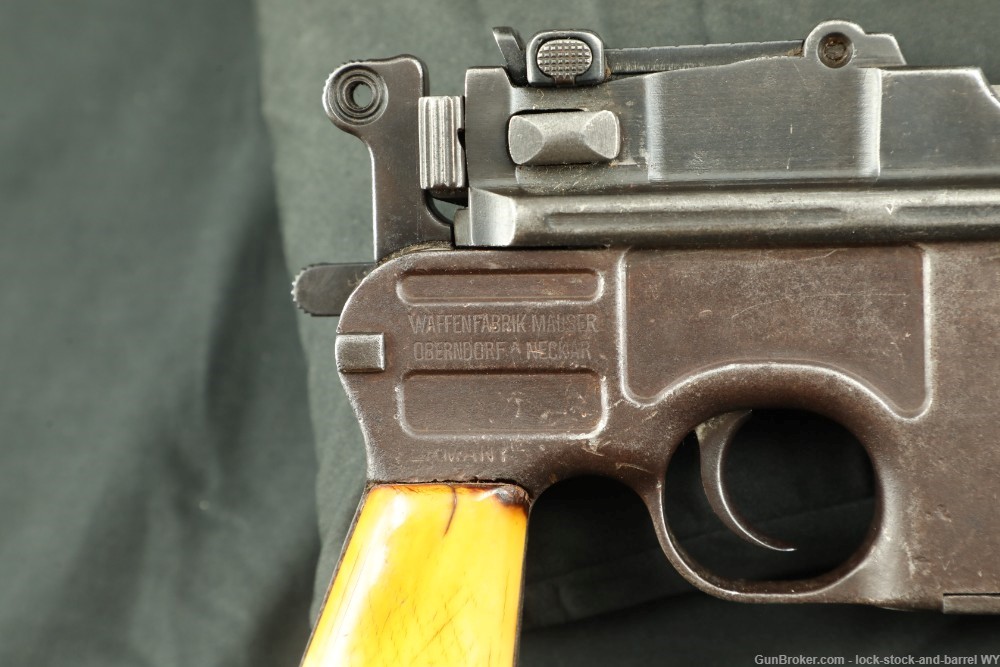 1936 C96 Broomhandle .30 Mauser 7.63x25mm Semi-Auto Pistol C&R-img-18