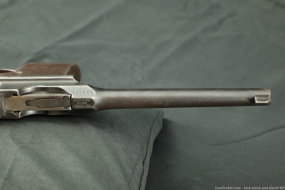 1936 C96 Broomhandle .30 Mauser 7.63x25mm Semi-Auto Pistol C&R-img-8