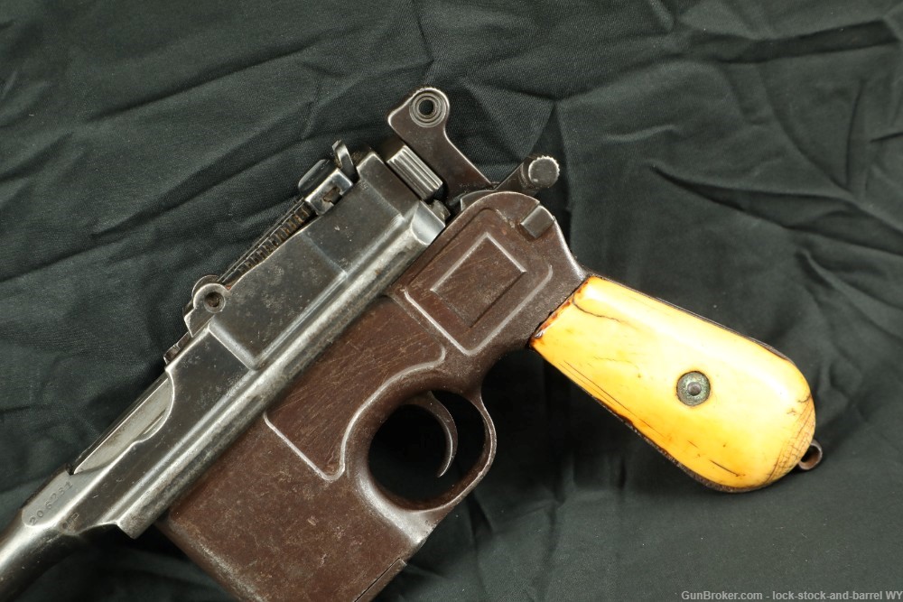 1936 C96 Broomhandle .30 Mauser 7.63x25mm Semi-Auto Pistol C&R-img-6