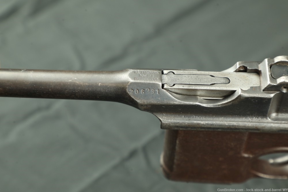 1936 C96 Broomhandle .30 Mauser 7.63x25mm Semi-Auto Pistol C&R-img-22
