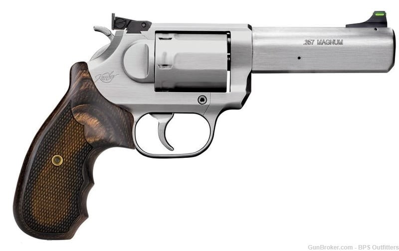 KIMBER K6 STAINLESS .357 MAG SS / WALNUT 4" BRL 6-ROUNDS - Factory New-img-0