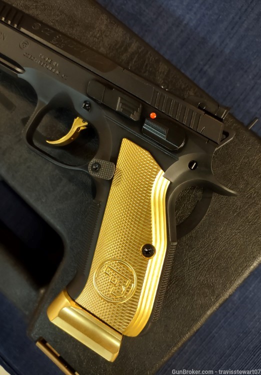 TALO SPECIAL EDITION CZ SHADOW 2 GOLD DIGGER OPTIC READY 9mm 19+1rds 91240-img-1
