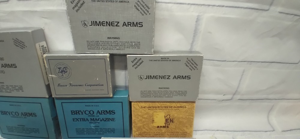 Jimenez arms / Bryco arms /Bauer Firearms Corporation Box only-img-1