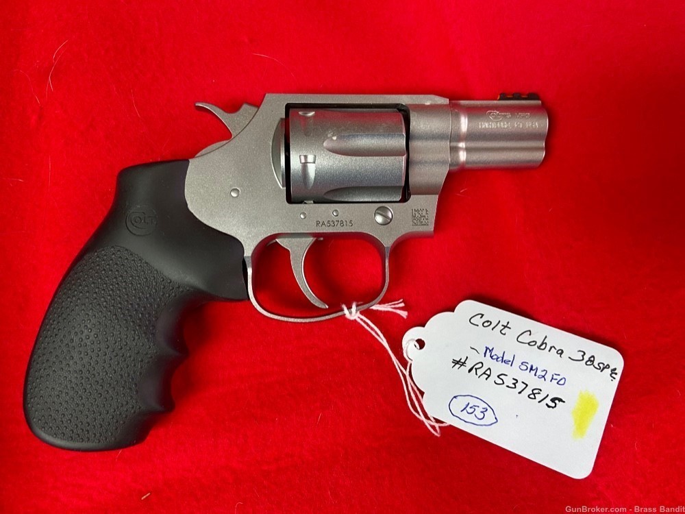 Colt cobra 38+p 2” sm2fo revolver -img-3