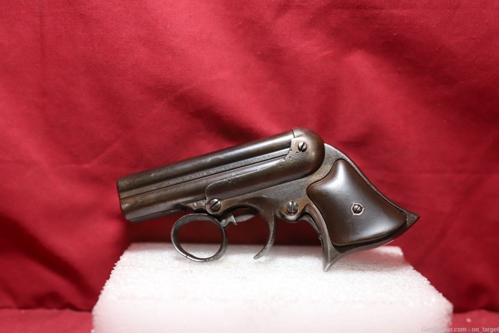 Remington Elliott's Model 4 .32 Rimfire 3 3/8" Barrel Derringer Antique-img-0