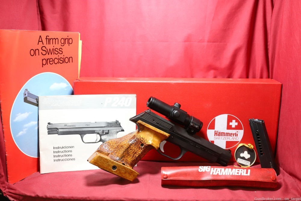 Sig Hammerli P240 .32 S&W Long WC 6.25" Barrel with Factory Box No CC Fees-img-0