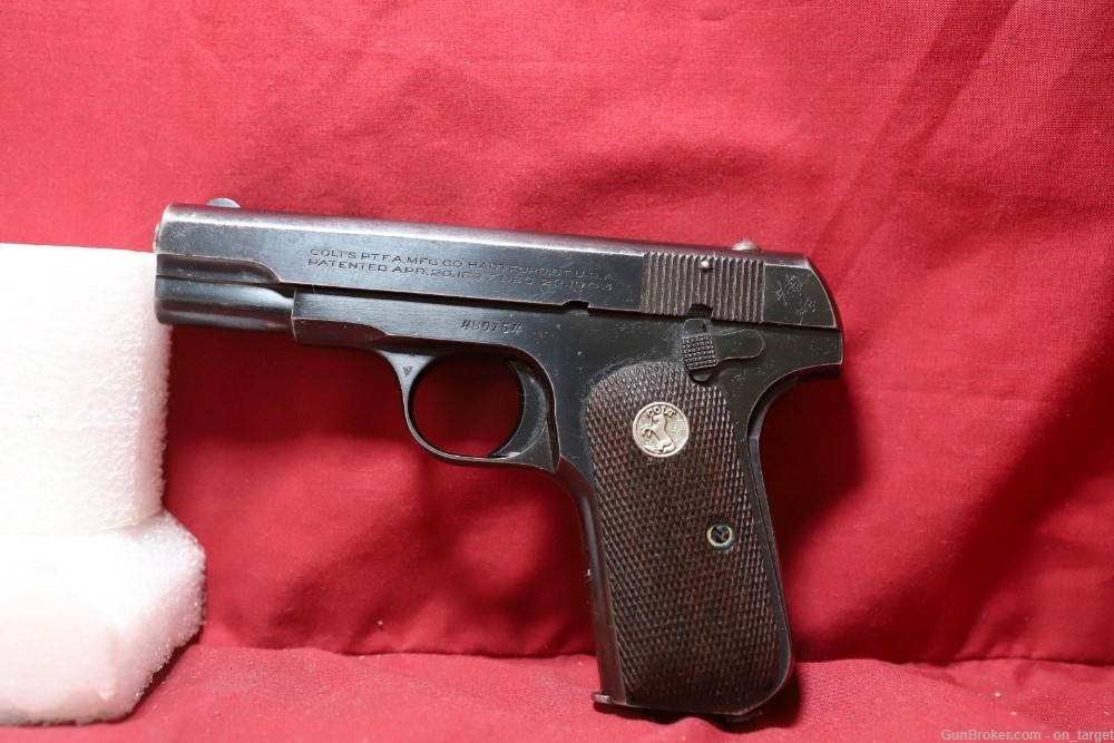 Colt 1903 Pocket Hammerless .32 ACP 4" Barrel MFG in 1928-img-0