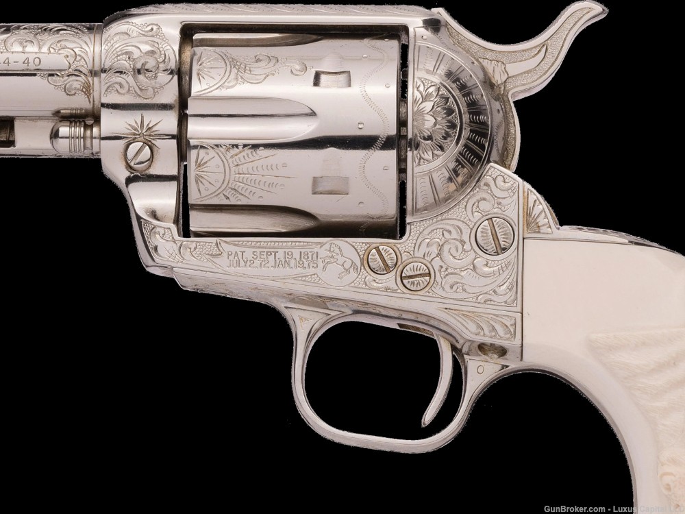 Colt 3rd Gen Single Action Army Revolver Engraved by John Adams-img-4