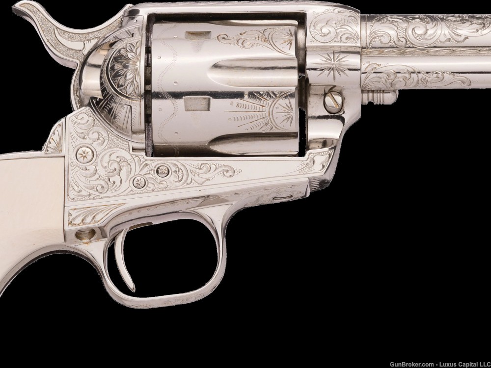 Colt 3rd Gen Single Action Army Revolver Engraved by John Adams-img-3