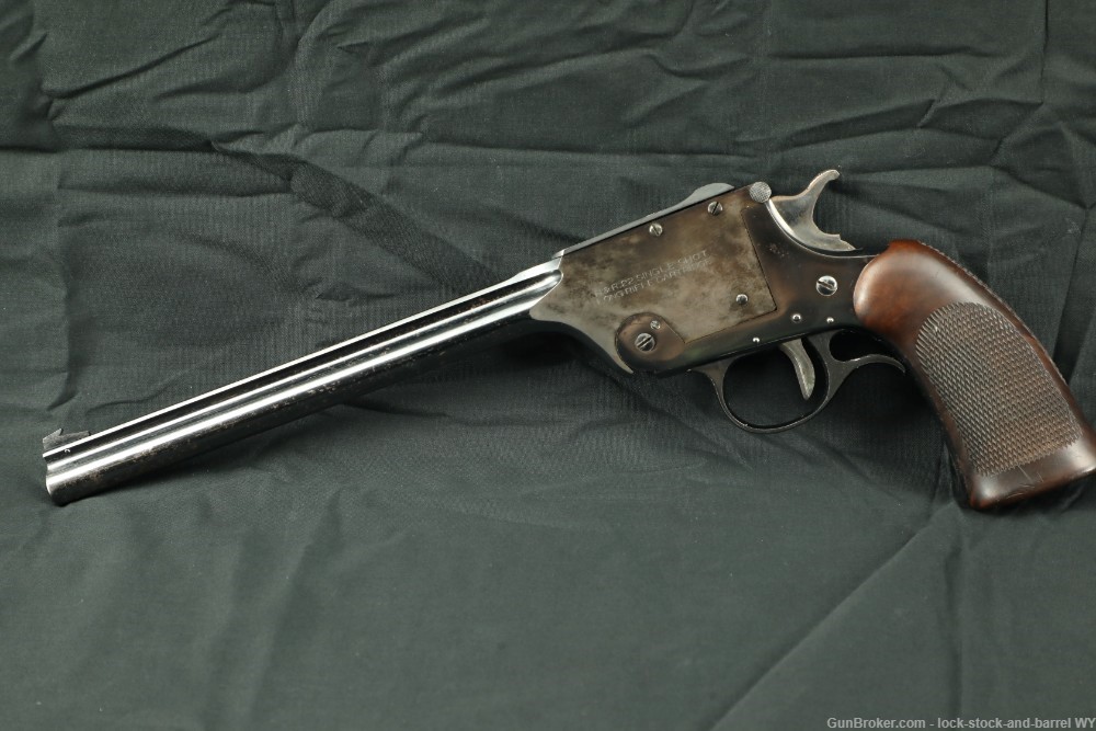 Walter F Roper H&R U.S.R.A Model 195 10” Single Shot Tip-Up Pistol C&R-img-4
