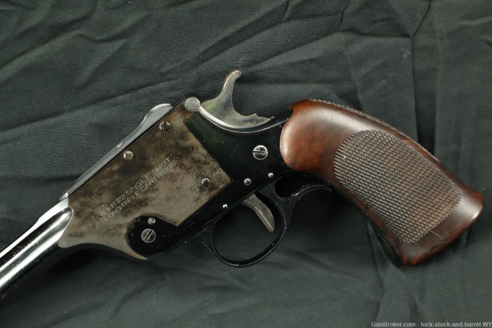 Walter F Roper H&R U.S.R.A Model 195 10” Single Shot Tip-Up Pistol C&R-img-6