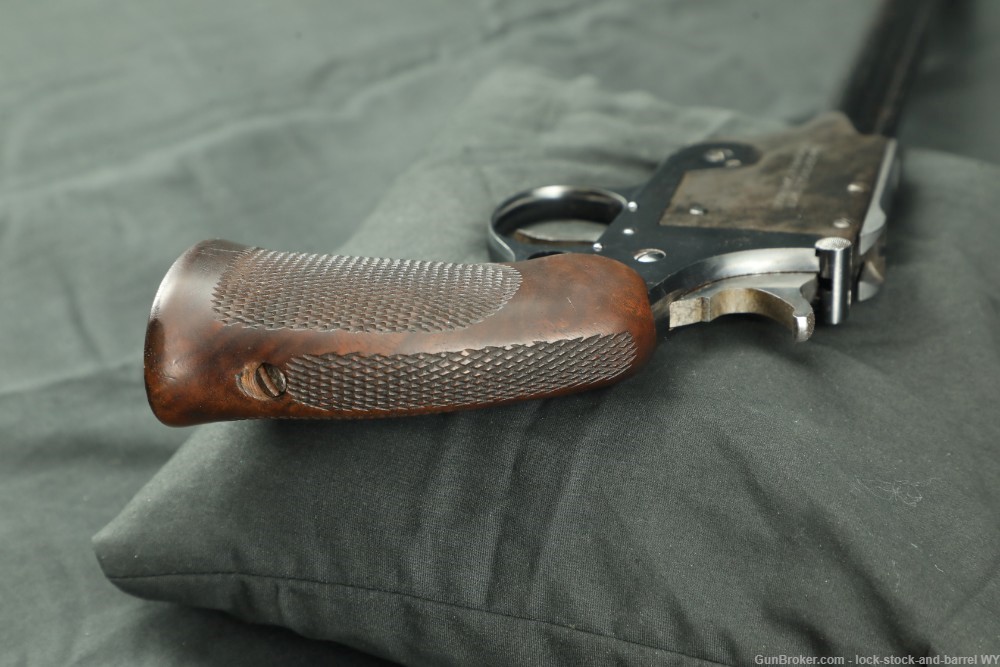 Walter F Roper H&R U.S.R.A Model 195 10” Single Shot Tip-Up Pistol C&R-img-11