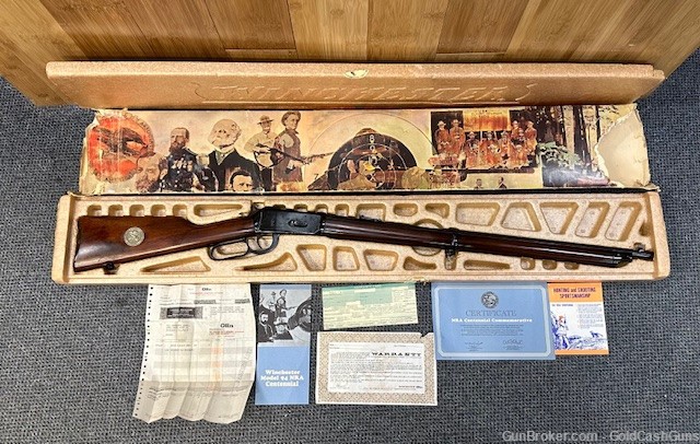 1971 Winchester 94 NRA Musket 26", 30-30, Box, Foam Box, Paperwork-img-0