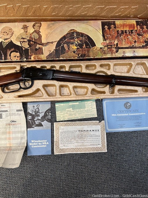 1971 Winchester 94 NRA Musket 26", 30-30, Box, Foam Box, Paperwork-img-2